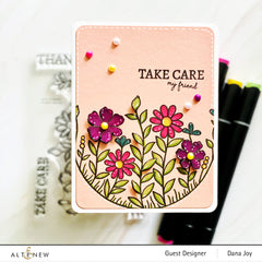 Stamp & Die & Stencil Bundle Arch Of Flowers