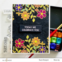 Stamp & Die & Stencil Bundle Arch Of Flowers