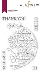 Stamp & Die & Stencil Bundle Arch Of Flowers