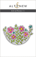 Stamp & Die & Stencil Bundle Arch Of Flowers