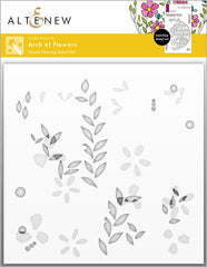 Stamp & Die & Stencil Bundle Arch Of Flowers