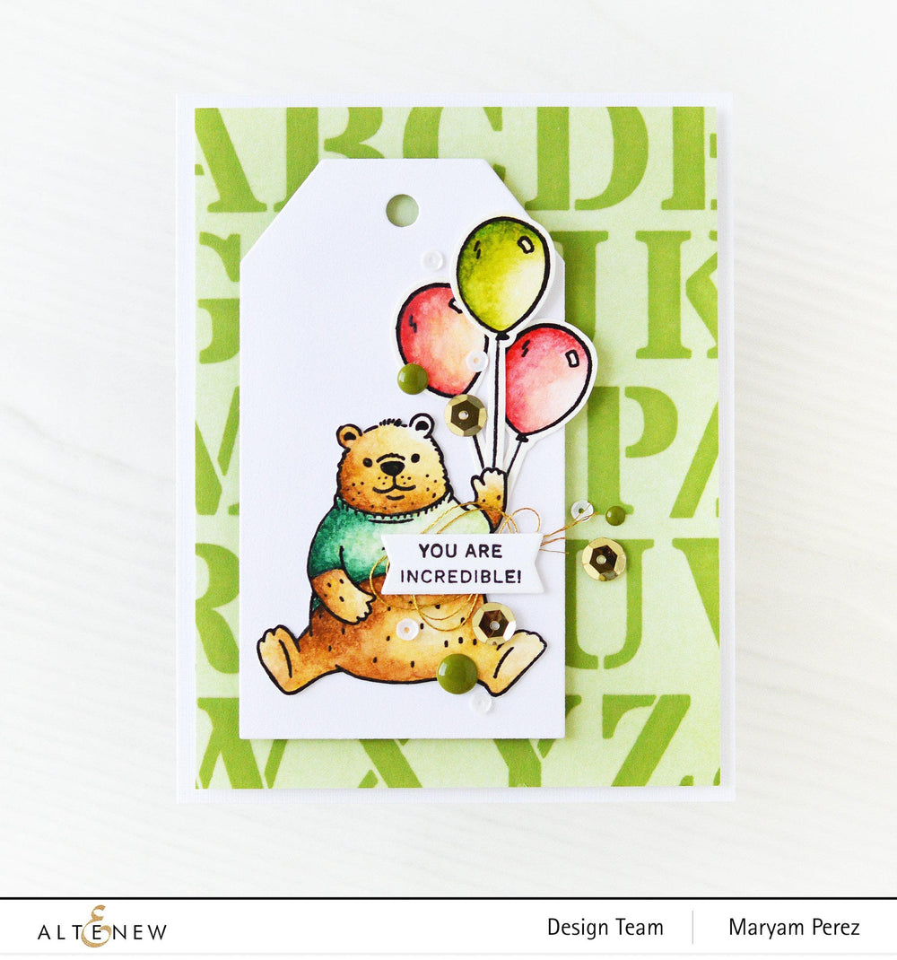 Stamp & Die & Stencil Bundle Baby Shower