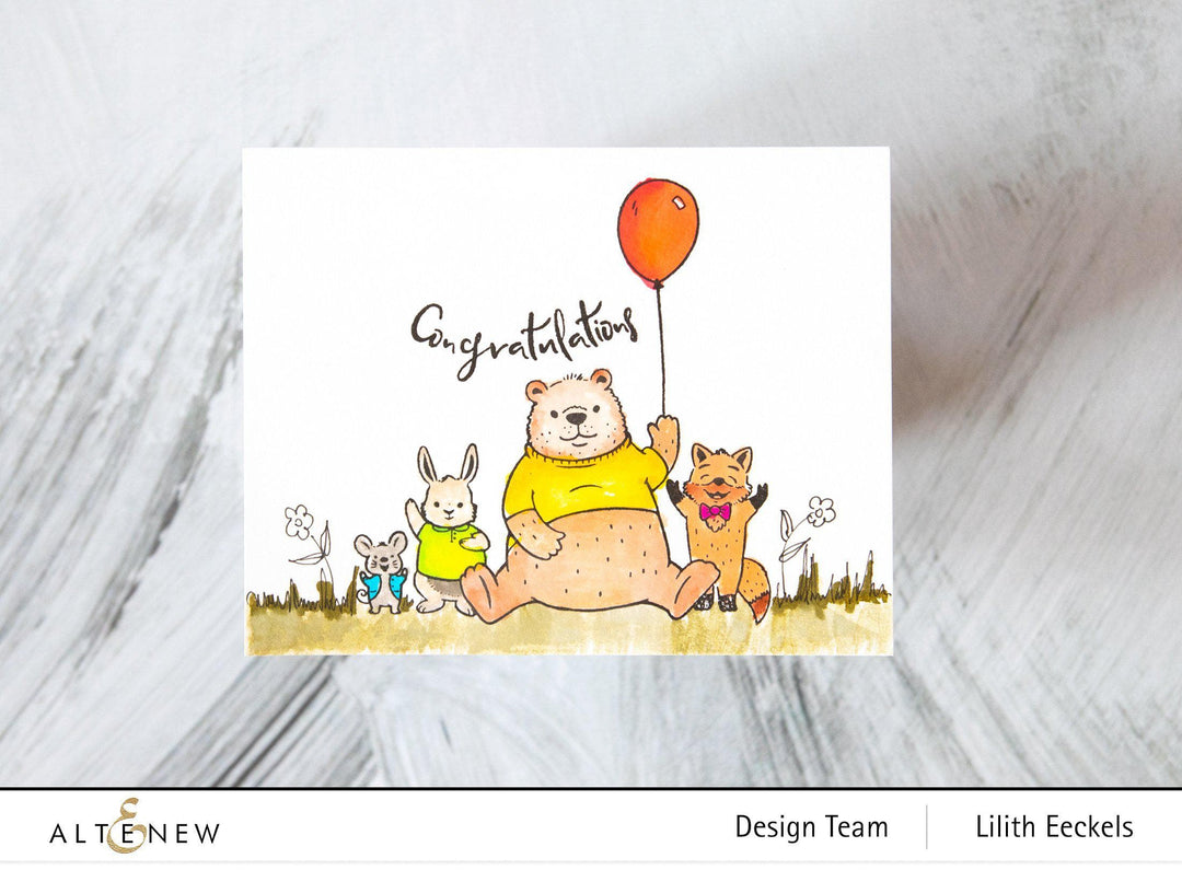 Stamp & Die & Stencil Bundle Baby Shower