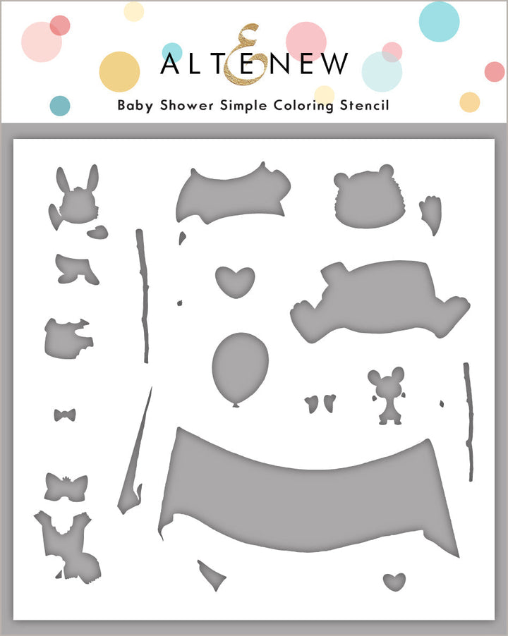 Stamp & Die & Stencil Bundle Baby Shower