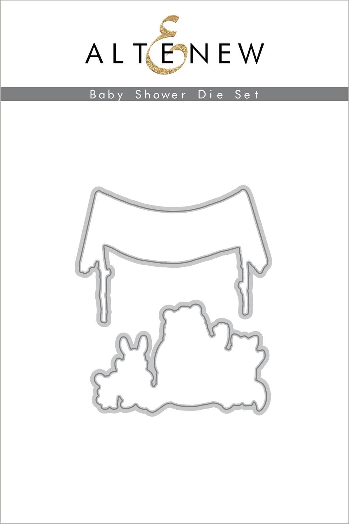 Stamp & Die & Stencil Bundle Baby Shower