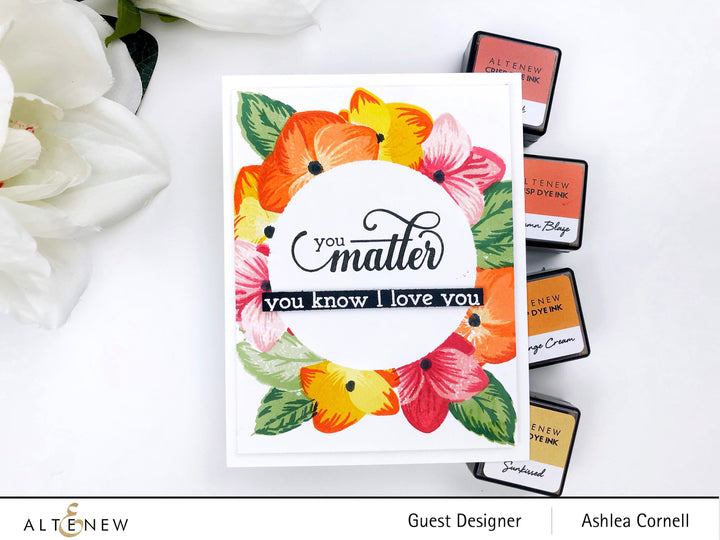 Stamp & Die & Stencil Bundle Basic Blooms
