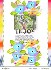 Stamp & Die & Stencil Bundle Basic Blooms