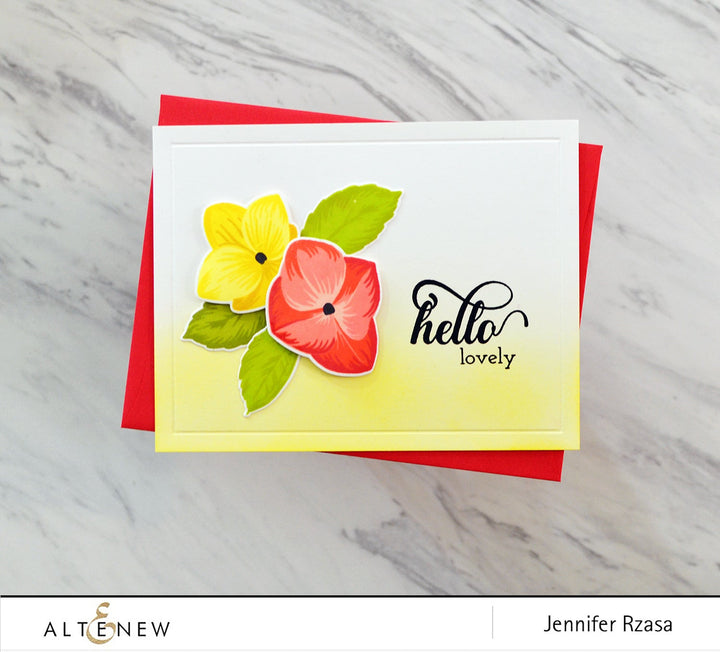 Stamp & Die & Stencil Bundle Basic Blooms