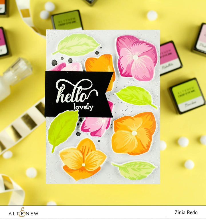 Stamp & Die & Stencil Bundle Basic Blooms