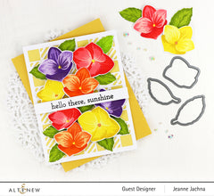 Stamp & Die & Stencil Bundle Basic Blooms