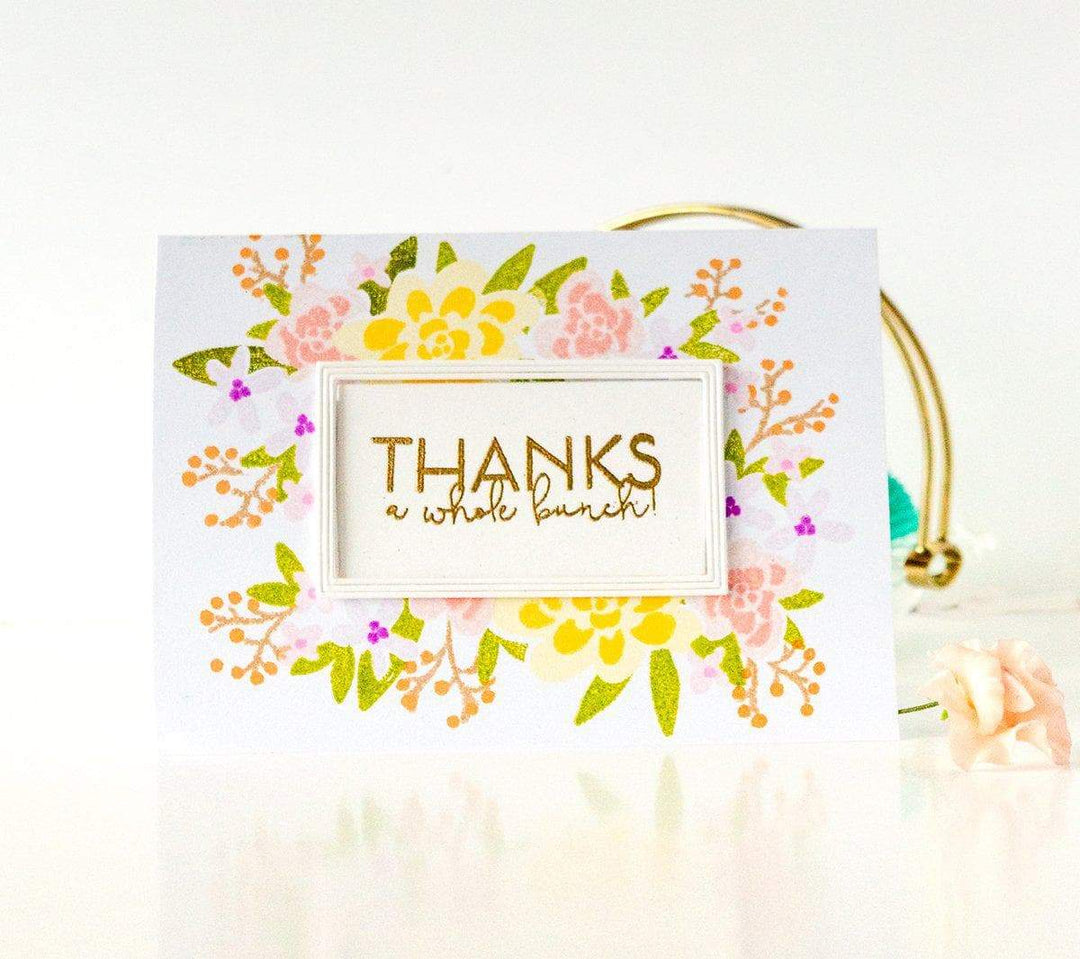 Stamp & Die & Stencil Bundle Bold Bunch