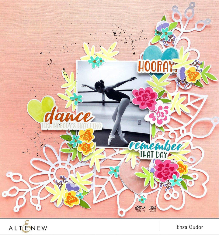 Stamp & Die & Stencil Bundle Bold Bunch