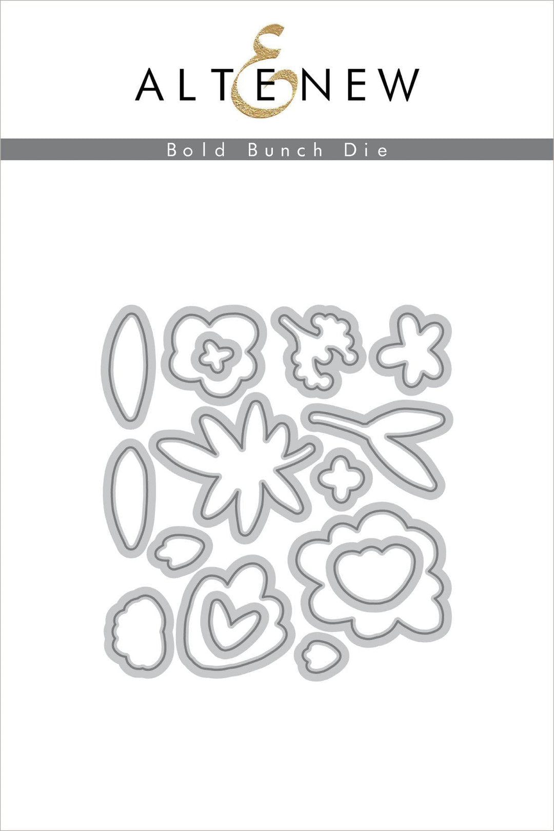 Stamp & Die & Stencil Bundle Bold Bunch