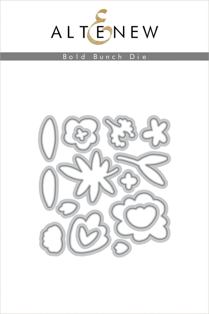 Stamp & Die & Stencil Bundle Bold Bunch