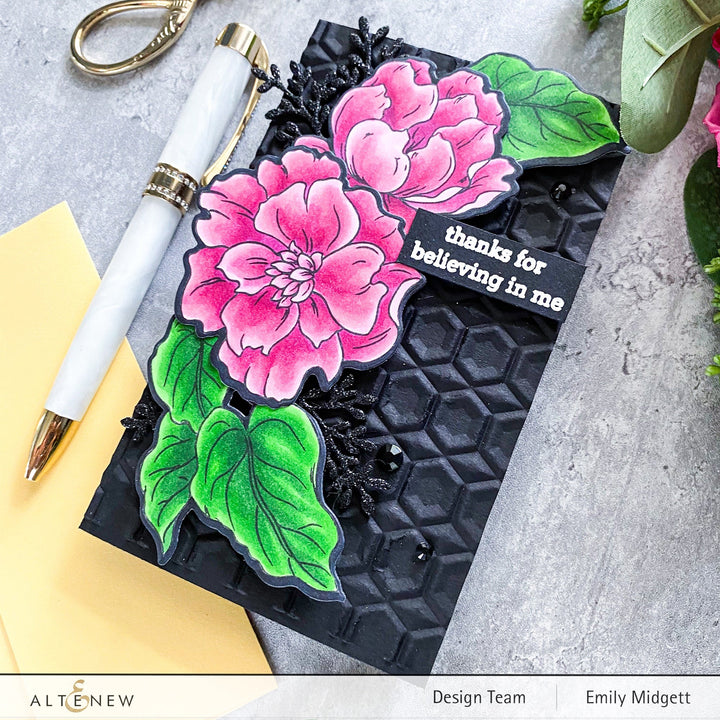 Stamp & Die & Stencil Bundle Botanical Illustrations