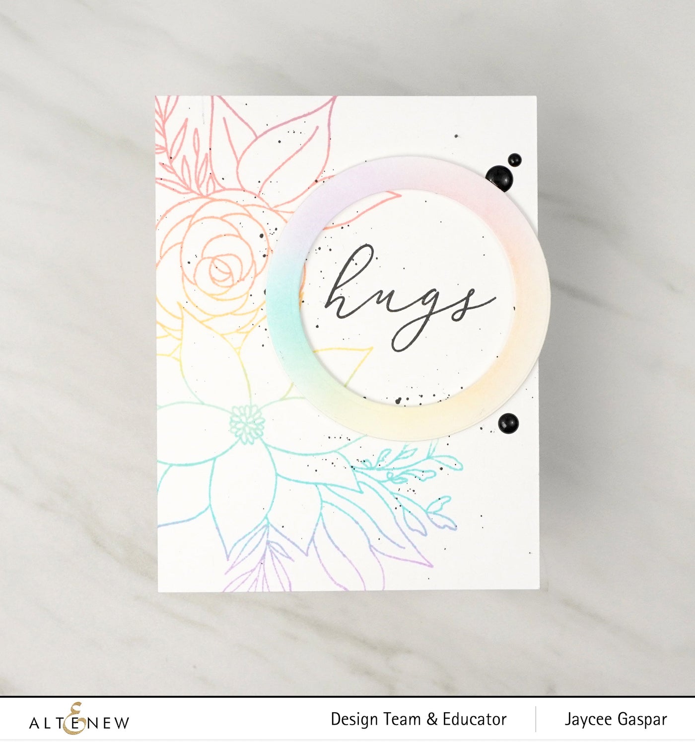 Stamp & Die & Stencil Bundle Calming Cluster Stamp & Die & Stencil Bundle