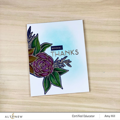 Stamp & Die & Stencil Bundle Calming Cluster Stamp & Die & Stencil Bundle