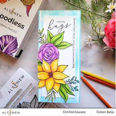 Stamp & Die & Stencil Bundle Calming Cluster Stamp & Die & Stencil Bundle