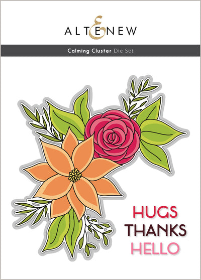 Stamp & Die & Stencil Bundle Calming Cluster Stamp & Die & Stencil Bundle