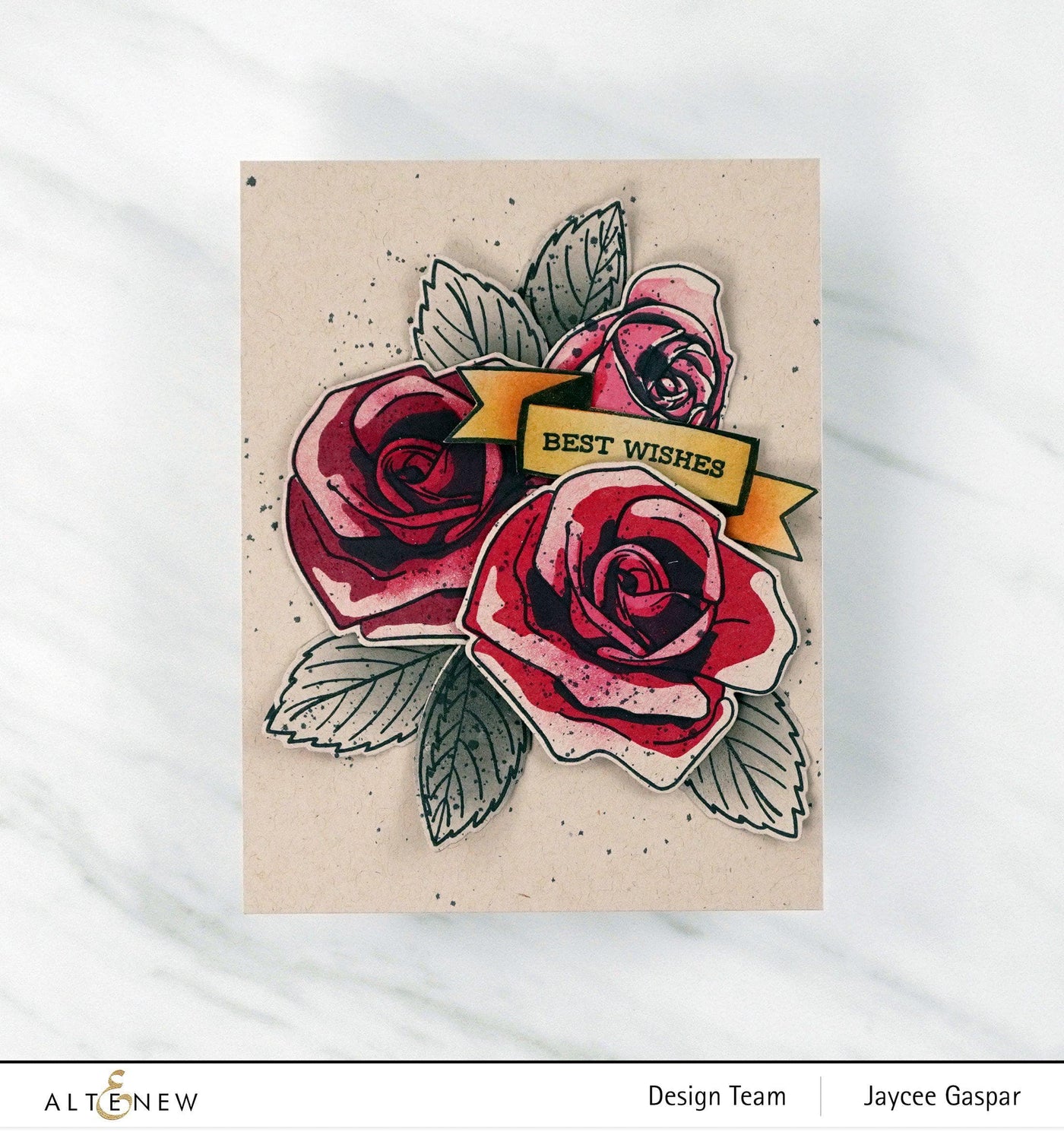 Stamp & Die & Stencil Bundle Cartoon Rose