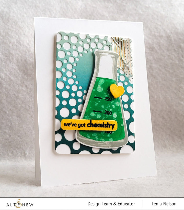 Stamp & Die & Stencil Bundle Chemistry Vases