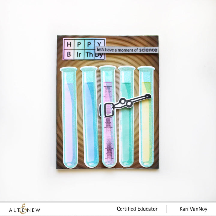 Stamp & Die & Stencil Bundle Chemistry Vases