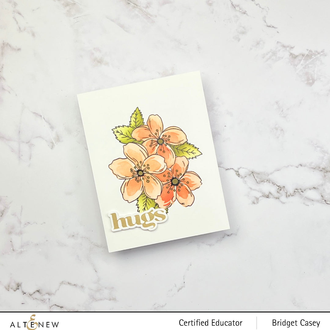 Stamp & Die & Stencil Bundle Cherry Blossoms Bunch