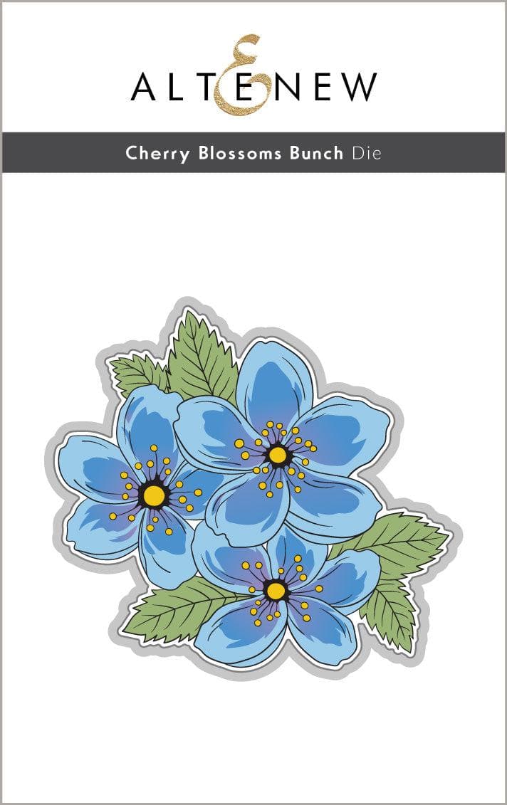 Stamp & Die & Stencil Bundle Cherry Blossoms Bunch