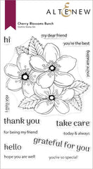 Stamp & Die & Stencil Bundle Cherry Blossoms Bunch