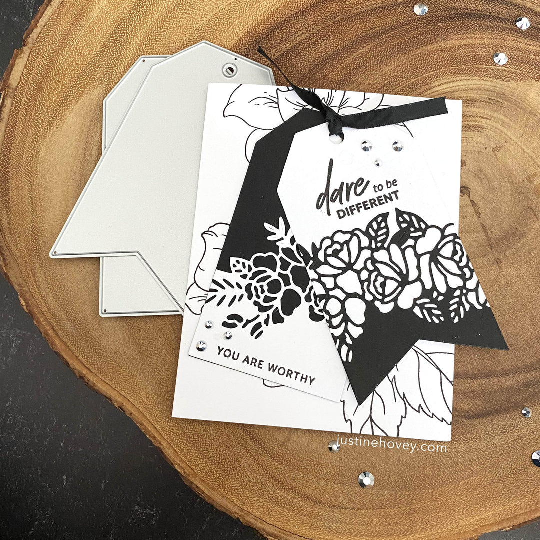 Stamp & Die & Stencil Bundle Courageous You