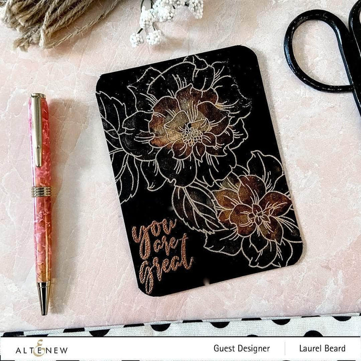 Stamp & Die & Stencil Bundle Courageous You