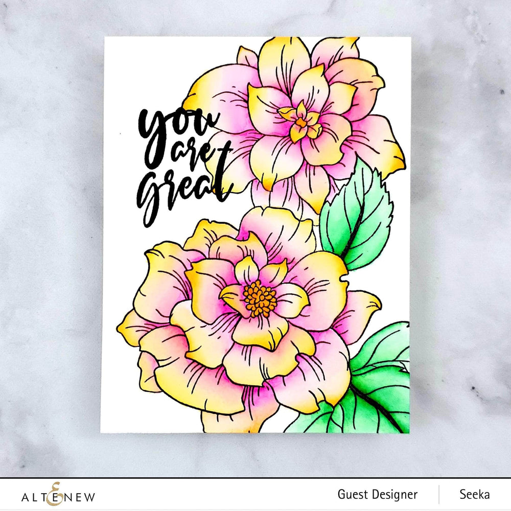 Stamp & Die & Stencil Bundle Courageous You