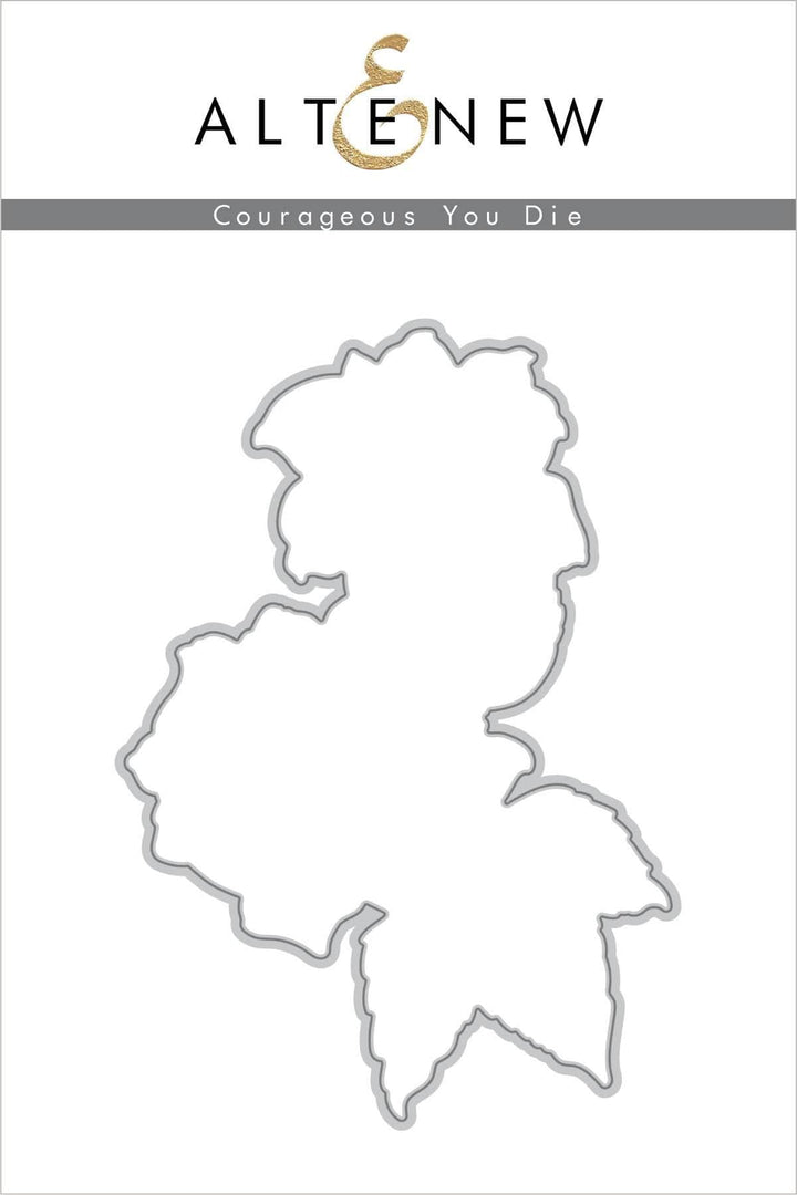 Stamp & Die & Stencil Bundle Courageous You