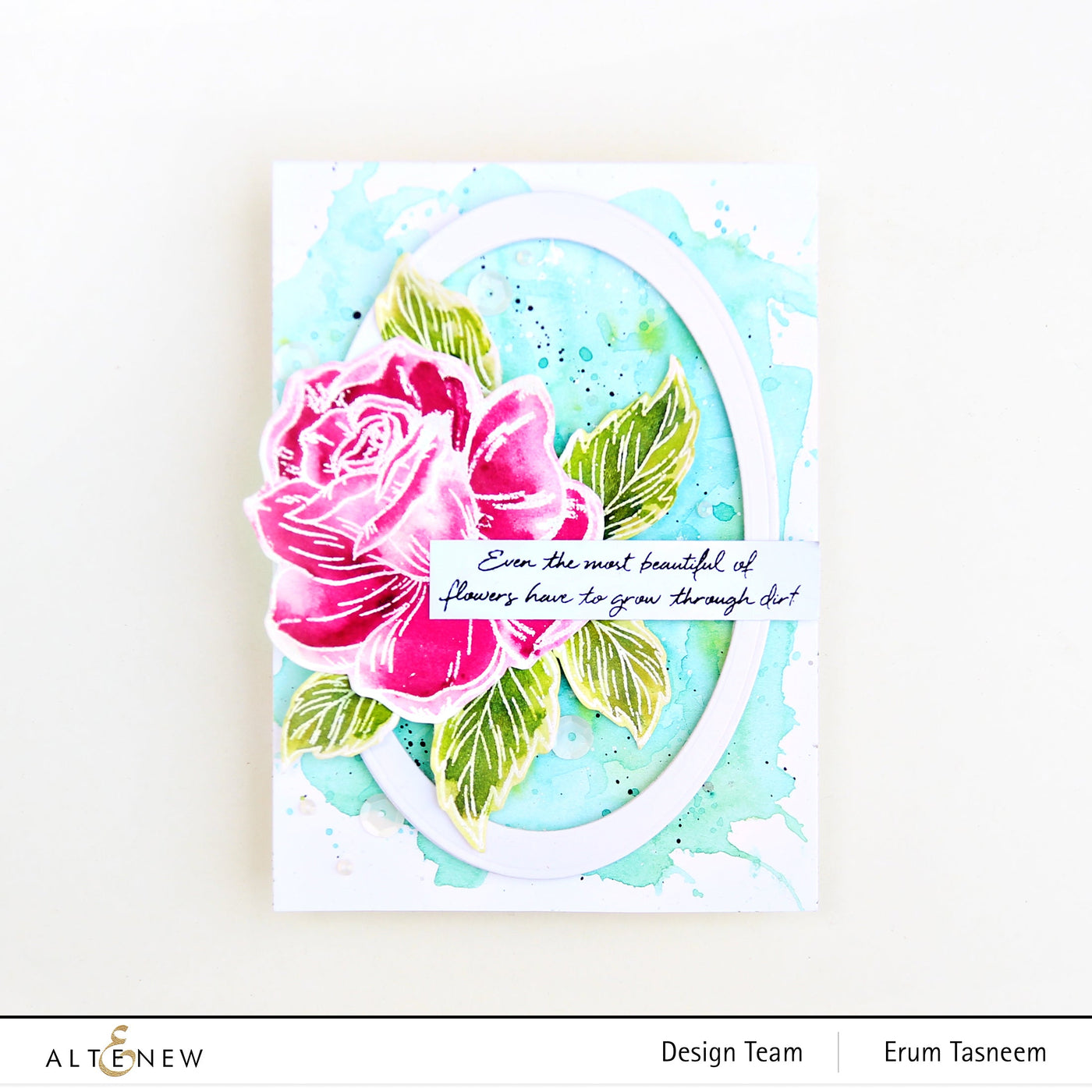 Stamp & Die & Stencil Bundle Darling Rose