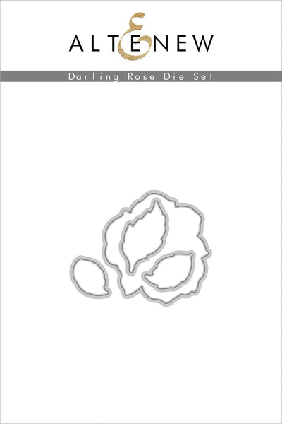 Stamp & Die & Stencil Bundle Darling Rose