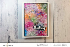 Stamp & Die & Stencil Bundle Dazzling Dahlia