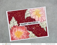 Stamp & Die & Stencil Bundle Dazzling Dahlia