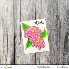 Stamp & Die & Stencil Bundle Dazzling Dahlia