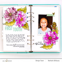 Stamp & Die & Stencil Bundle Dazzling Dahlia