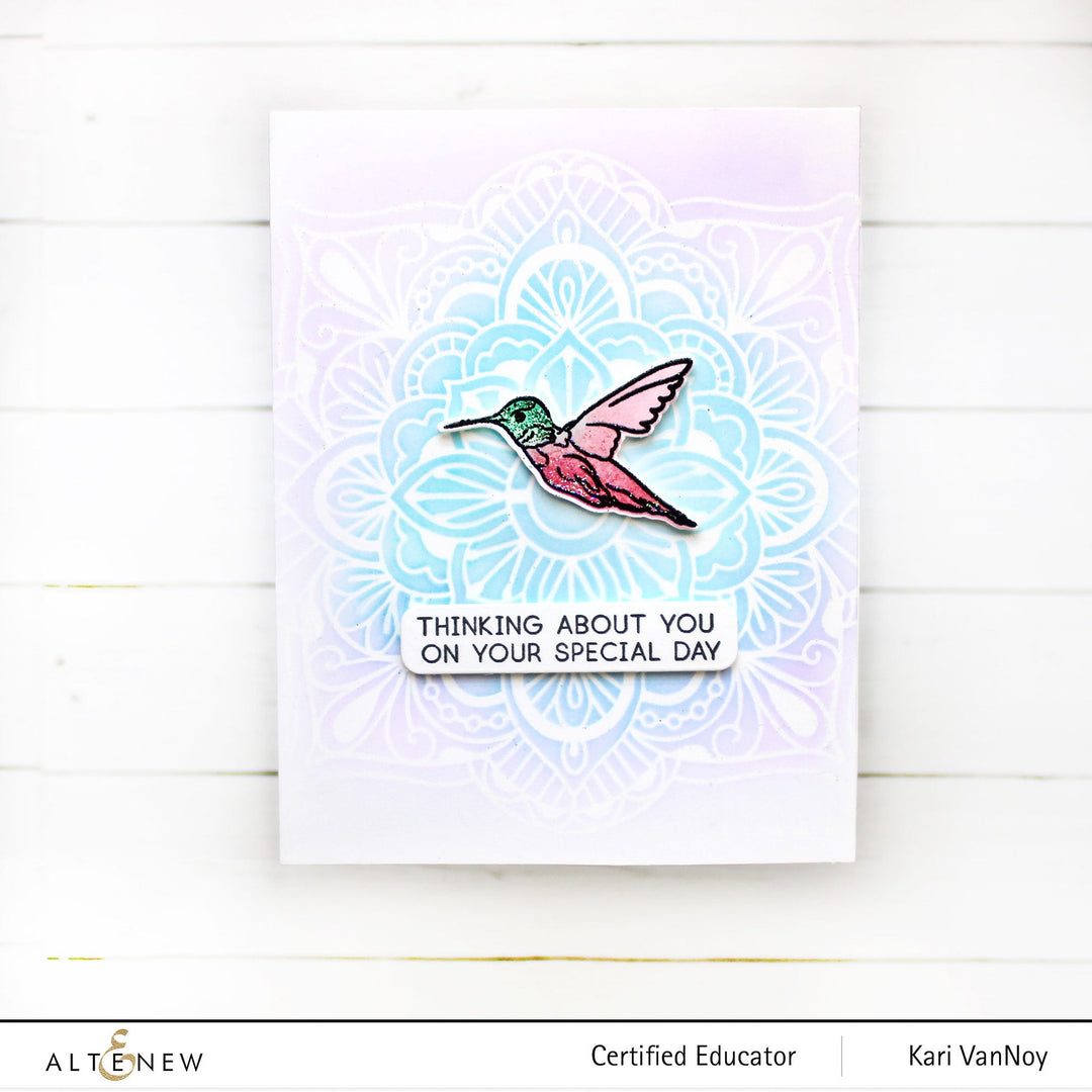 Stamp & Die & Stencil Bundle Dazzling Dahlia