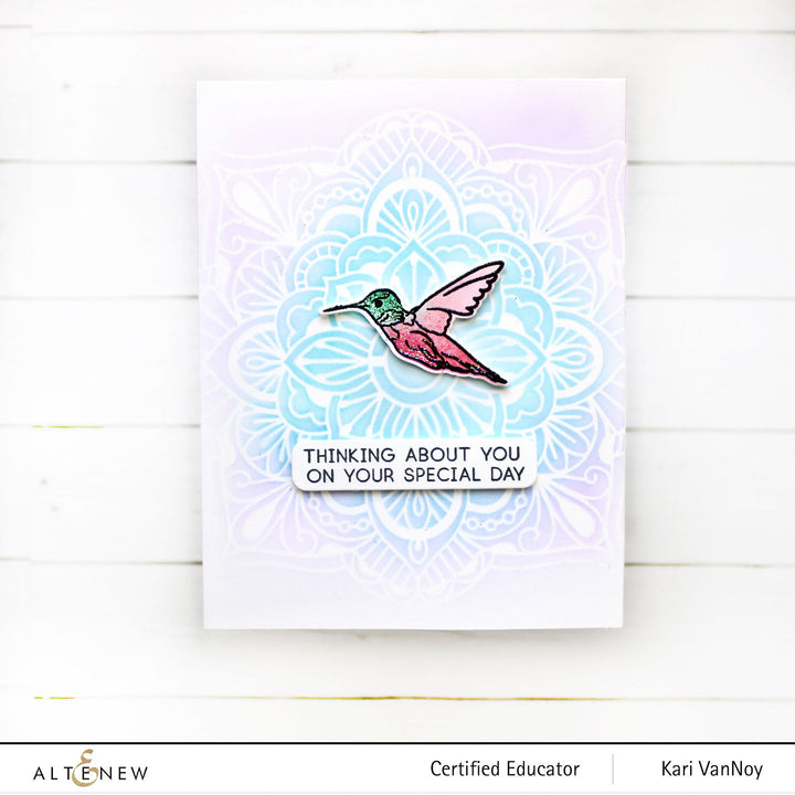Stamp & Die & Stencil Bundle Dazzling Dahlia