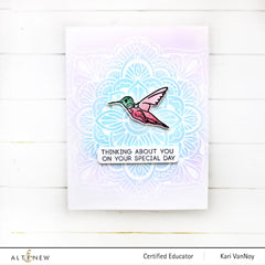 Stamp & Die & Stencil Bundle Dazzling Dahlia