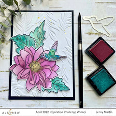Stamp & Die & Stencil Bundle Dazzling Dahlia