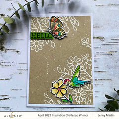 Stamp & Die & Stencil Bundle Dazzling Dahlia