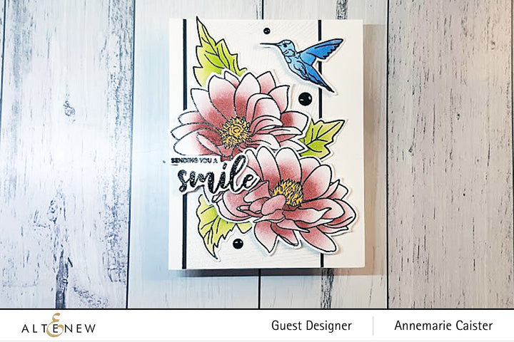 Stamp & Die & Stencil Bundle Dazzling Dahlia