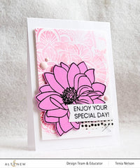 Stamp & Die & Stencil Bundle Dazzling Dahlia