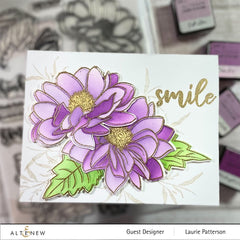 Stamp & Die & Stencil Bundle Dazzling Dahlia