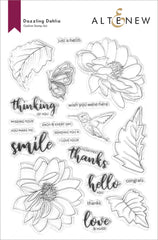 Stamp & Die & Stencil Bundle Dazzling Dahlia