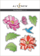Stamp & Die & Stencil Bundle Dazzling Dahlia