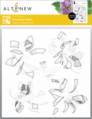 Stamp & Die & Stencil Bundle Dazzling Dahlia